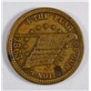 Image 1 : 1863   DIX FLAG OF OUR NATION CIVIL WAR TOKEN  AU  est  $40-$50