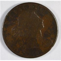 1798  Large penny  VG+ porous  est  $75-$80