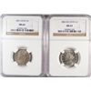 Image 1 : 1883 with cents NGC62-83 N/C NGC63 V nickels est  $190-$200