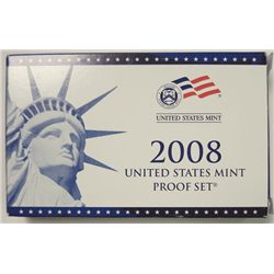 2008 UNITED STATES 14 PIECE PROOF SET, IN NICE ORIGINAL MINT PACKAGING