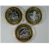 Image 1 : ( 3 ) THREE COLLECTABLE LAS VEGAS CASINO TOKENS