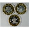Image 2 : ( 3 ) THREE COLLECTABLE LAS VEGAS CASINO TOKENS