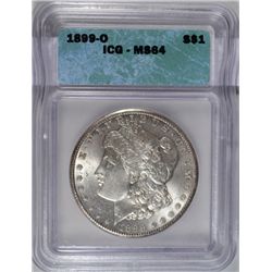 1899-O MORGAN DOLLAR ICG MS64