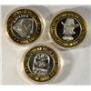 Image 2 : ( 3 ) THREE COLLECTABLE LAS VEGAS CASINO TOKENS