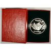Image 1 : " HOLIDAY GREETINGS " ) ONE OUNCE .999 SILVER ART ROUND WITH CAPSULE/GIFT BOX