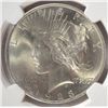 Image 2 : 1923  Peace $  NGC65   est $140-$150