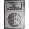 Image 1 : 2008-W SILVER AMERICAN EAGLE REVERSE OF 2007 NGC MS-69