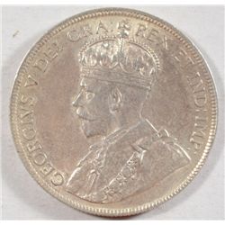 1919C Newfoundland half $  AU  est $150-$175