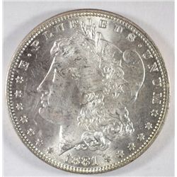 1881   Morgan $  MS62/64   est $50-$55