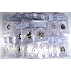 20 PCGS69CAM silver 1976S Washington quarters--DCAM PCGS price guide = $42 each