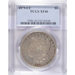 1879CC(clear)  Morgan $ $ PCGS40   est $625-$650
