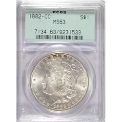 1882CC  Morgan $ $  PCGS63 est $240-$250