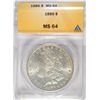 Image 1 : 1886  Morgan $ $ ANACS64 est $85-$90