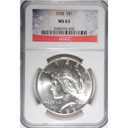 1928 Peace $  NGC63      est $700-$750
