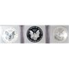 Image 3 : 2006 3pc 20th anniversary set silver Eagles  NGC69  GS = $330      est $325-$350