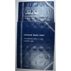 Lincoln penny set 1909-1940 minus SVDB averages  est $500-$600