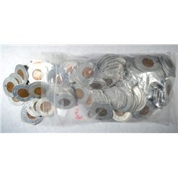 Lincoln penny  1950's in advertising good luck mounts 150 pcs  est $200-$300