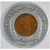 Image 1 : AU 1901 Indian penny in good luck token  I AM YOUR MASCOT