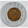 Image 2 : XF 1906 Indian penny in good luck token  POLI's THEATERS