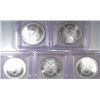 Image 3 : 5   2007  US  silver Eagles  ICG66-2 67-2 68