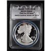 Image 1 : 2010W proof silver Eagle ANACS PR70 FIRST DAY ISSUE IN CHERRY BOX #0164/4579