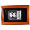 Image 3 : 2010W proof silver Eagle ANACS PR70 FIRST DAY ISSUE IN CHERRY BOX #0164/4579