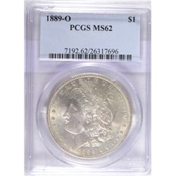 1889O  Morgan $ PCGS 62  est $250-$260