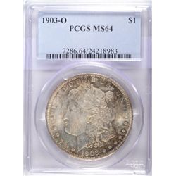1903O  Morgan $  PCGS64 NICE TONING est $440-$475