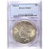 Image 1 : 1922S  Peace $  PCGS63  est $80-$90