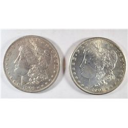 1901S  AU55 circular mark on face-01O  AU Morgan $     est $100-$120