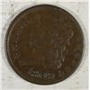 Image 1 : 1809 over inverted 9 half penny F/VF  est $70-$80