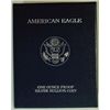 Image 2 : 2001 PROOF AMERICAN SILVER EAGLE, WITH BOX  AND COIN , NO CERT
