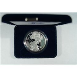 2003 PROOF AMERICAN SILVER EAGLE, WITH BOX  AND COIN , NO CERT