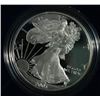 Image 2 : 2003 PROOF AMERICAN SILVER EAGLE, WITH BOX  AND COIN , NO CERT