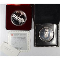 A 1984 TORONTO CANADIAN COMMEM.   & 1967 CONFEDERATION  SILVER COINS