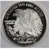 Image 2 : A ONE OUNCE .999 SILVER ART ROUND FEATURING A STANDING LIBERTY
