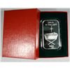 Image 1 : "JESUS IS THE GIFT " ONE OUNCE .999 SILVER ART BAR WITH CAPSULE/GIFT BOX