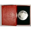 Image 1 : " HAPPY HOLIDAYS 2012 " ONE OUNCE .999 SILVER ART ROUND WITH CAPSULE/GIFT BOX