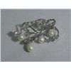 Image 1 : REFINED WHITE PEARL CZ BROOCH AUTHENTIC PHILIPPINE PEAR