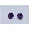 Image 1 : 18.15 CTW AMETHYST EARINGS .925 STERLING SILVER