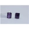 Image 1 : 20.55 CTW AMETHYST EARINGS .925 STERLING SILVER