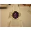Image 1 : 27.75 CTW AMETHYST RING .925 STERLING SILVER