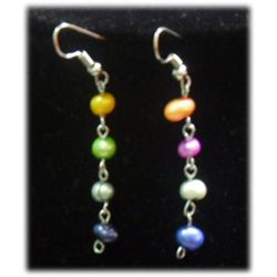 DANGLING MULTICOLOR RICE PEARL