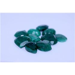 124.75 CTW AFRICAN EMERALD MIX SHAPES LOOSE STONES