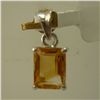 Image 1 : 5.25 CTW CITRINE PENDANT .925 STERLING SILVER