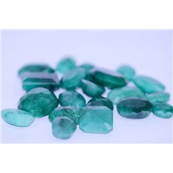 141.40 CTW AFRICAN EMERALD MIX SHAPES LOOSE STONES