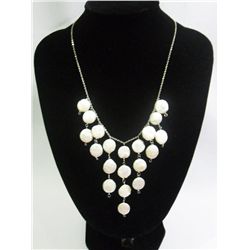 WHITE QUEEN OF PEARL NECKLACE;AUTHENTIC PHILIPPINE PEAR