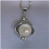 Image 1 : CLASSIC WHITE PEARL CZ NECKLACE; AUTHENTIC PHILIPPINE P
