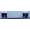 Image 1 : 13.25 CTW AMETHYST EARRING .925 STERLING SILVER