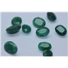 Image 1 : 37.70 AFRICAN EMERALD MIX-SHAPED/SIZED (10 PC)